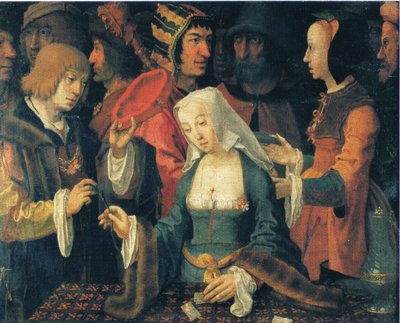 De waarzegster door Lucas van Leyden